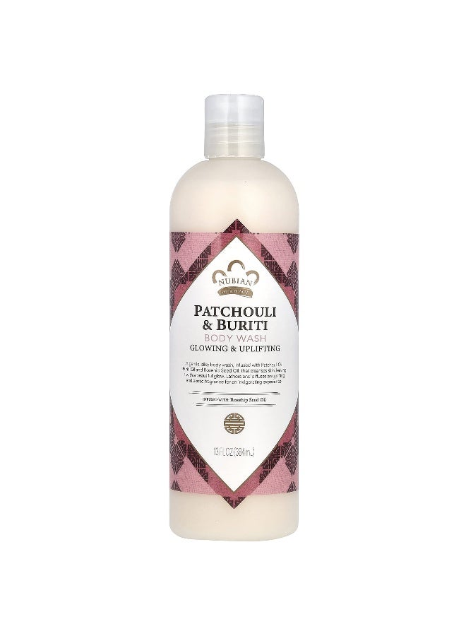 Nubian Heritage Nubian Heritage, Body Wash, Patchouli & Buriti, 13 fl oz (384 ml)  - Image 1