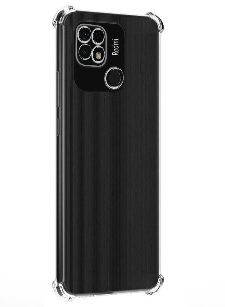 CATANES Xiaomi Redmi 10A Case Cover Clear Protective TPU Four Corners Cover Transparent Soft Case - Image 4