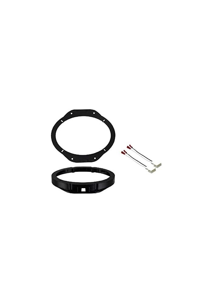 Asc Audio 6X9" Car Speaker Install Adapter Mount Bracket Plates and Wire Connectors for Ford F-150, F-250, F-350, F-450 (2015-2022)