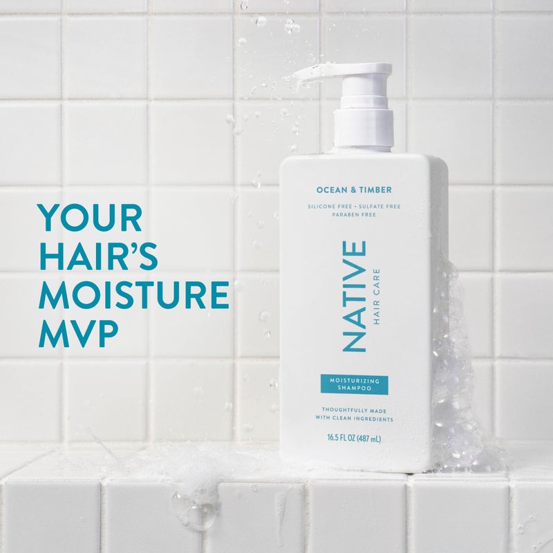Native Ocean & Timber Shampoo and Conditioner Contain Naturally Derived Ingredients | All Hair Types, Color & Treated, Fine to Dry Damaged, Sulfate & Dye Free - 2-Pack - Image 2