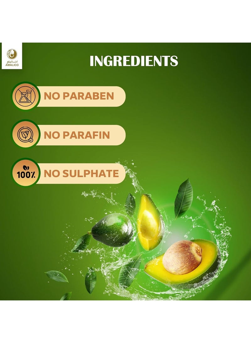 اماليكو كريم خلطة الشيبة التشادية العجيبة مع الافوكادو لتطويل الشعر 360 مل - Image 3