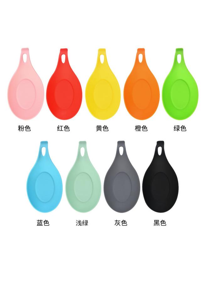 Soup Spoon Pad Easy Cleaning Tpe Kitchen Utensils Pad Spoon Pad Heat Ulation Spoon Pad Flavor Dish Pad Spoon Holder 
