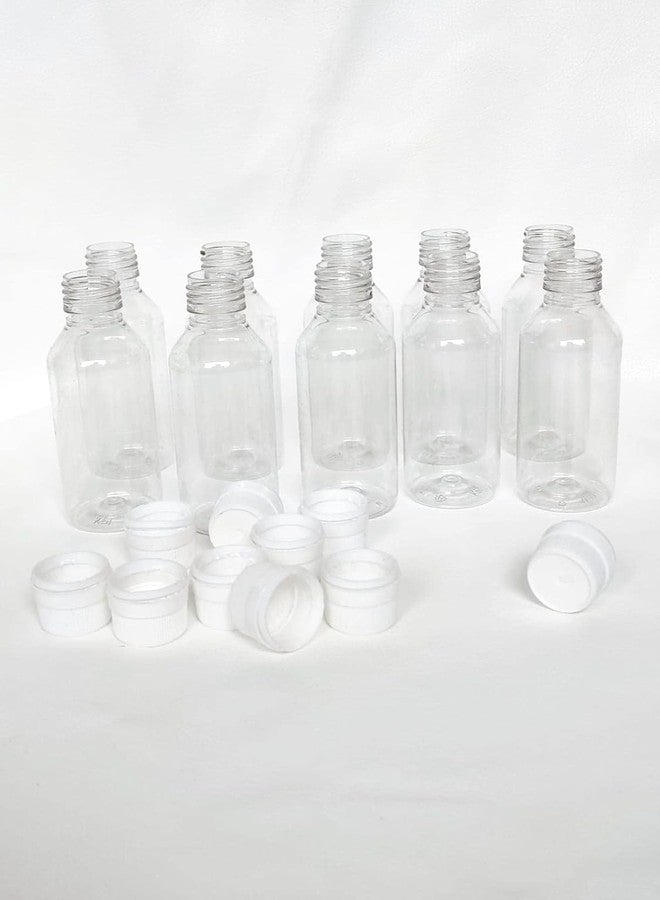 Prakash 100ML Mini Transparent Bottles (Pack of 10)| 100ML BPA-Free & Leakproof | Compact, Refillable Bottles for Travel, Office, Kitchen & Daily Needs - Image 4