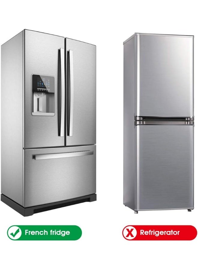 EUDEMON Child Safety, French Refrigerator Door Lock, Freezer, Cabinet Lock, Child And Pet Protection, Easy To Install And Use, 3M Glue, No Need - Image 4