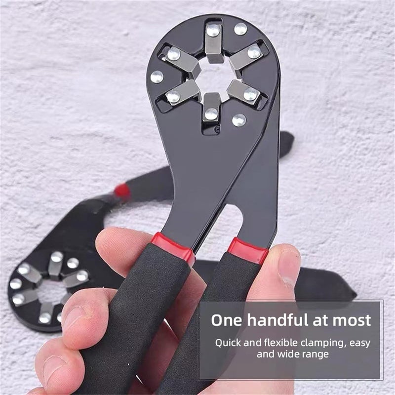PINKE Bionic Wrench Adjustable Hexagon Alloy Steel Tool (8 inch) - Image 4