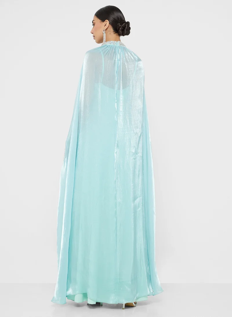 Namshi x Embellished Kaftan Gown