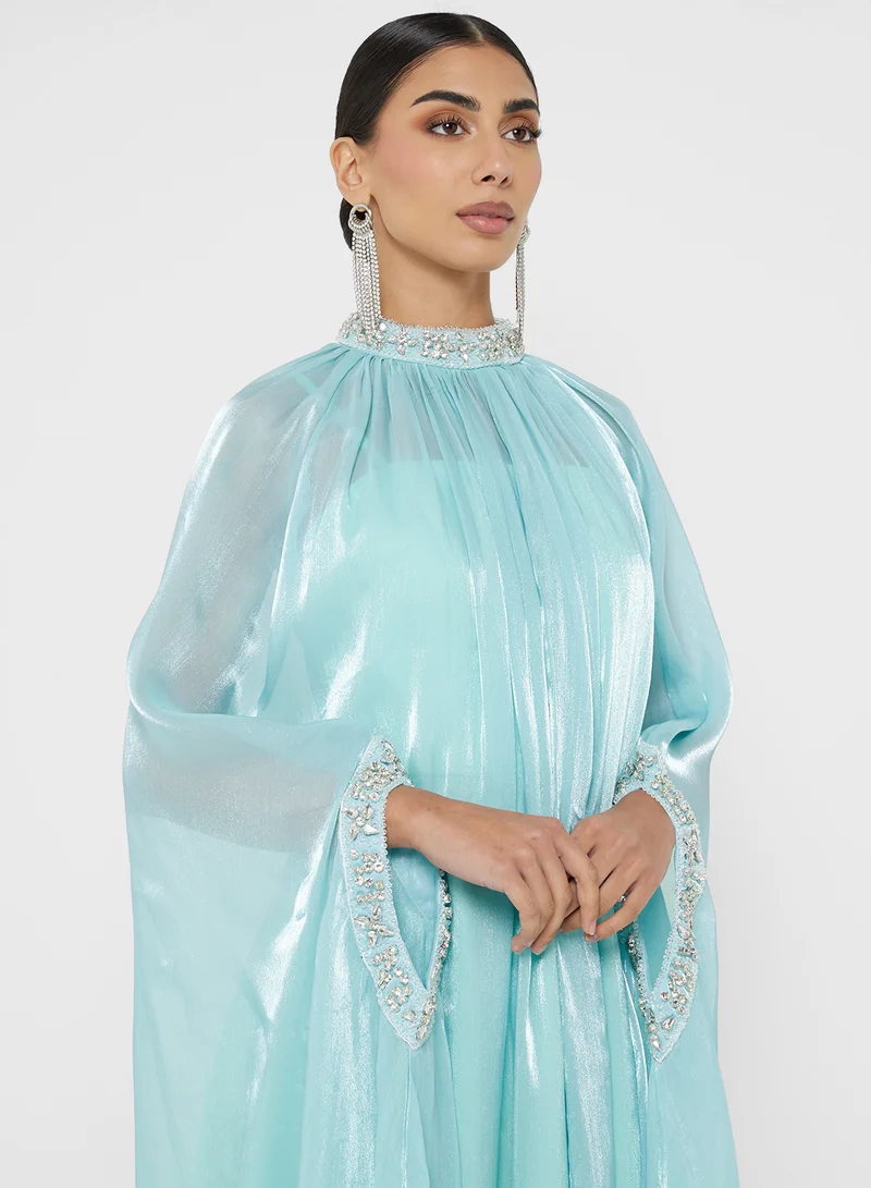 Namshi x Embellished Kaftan Gown
