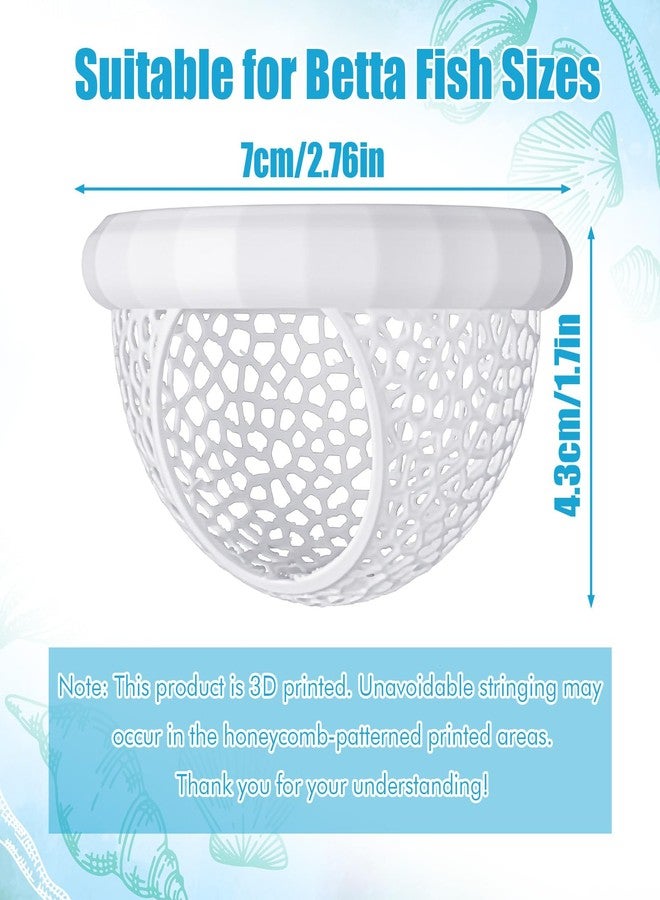 Yolev Floating Betta Hide, Shrimp Cave, Aquarium Hammock, Feeder, and Safe Resting Spot, Betta Fish Tank Accessories for Stress-Free Fish Tanks - Image 2