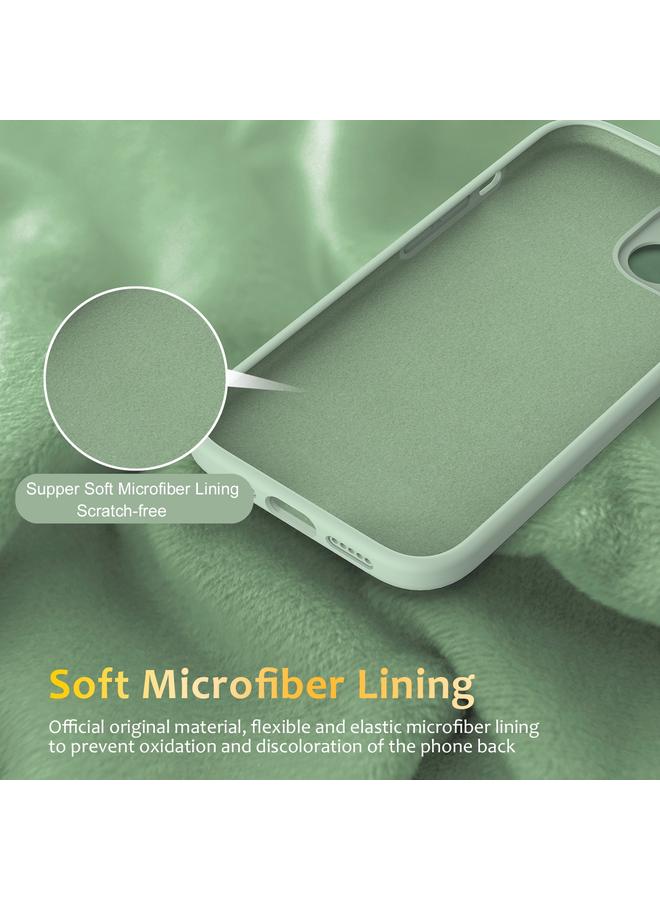 S-TOP Case For iPhone 13 Liquid Silicone MagSafe Phone Case with Rotating Holder - Image 5