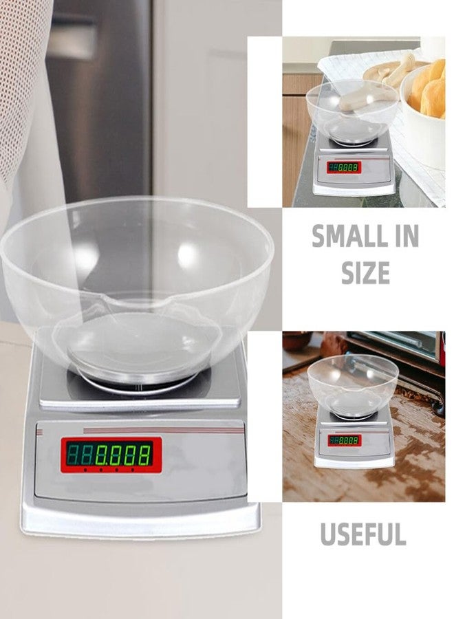 SHINEOFI 4Pcs Food Scale Bowl, Food Weighing Bowl, Electronic Scale Tray for Cooking, Digital Measuring Mini Weighing Cup for Household Weight Measurement, Jewelry Baking Meal Prep Dieting - Image 3