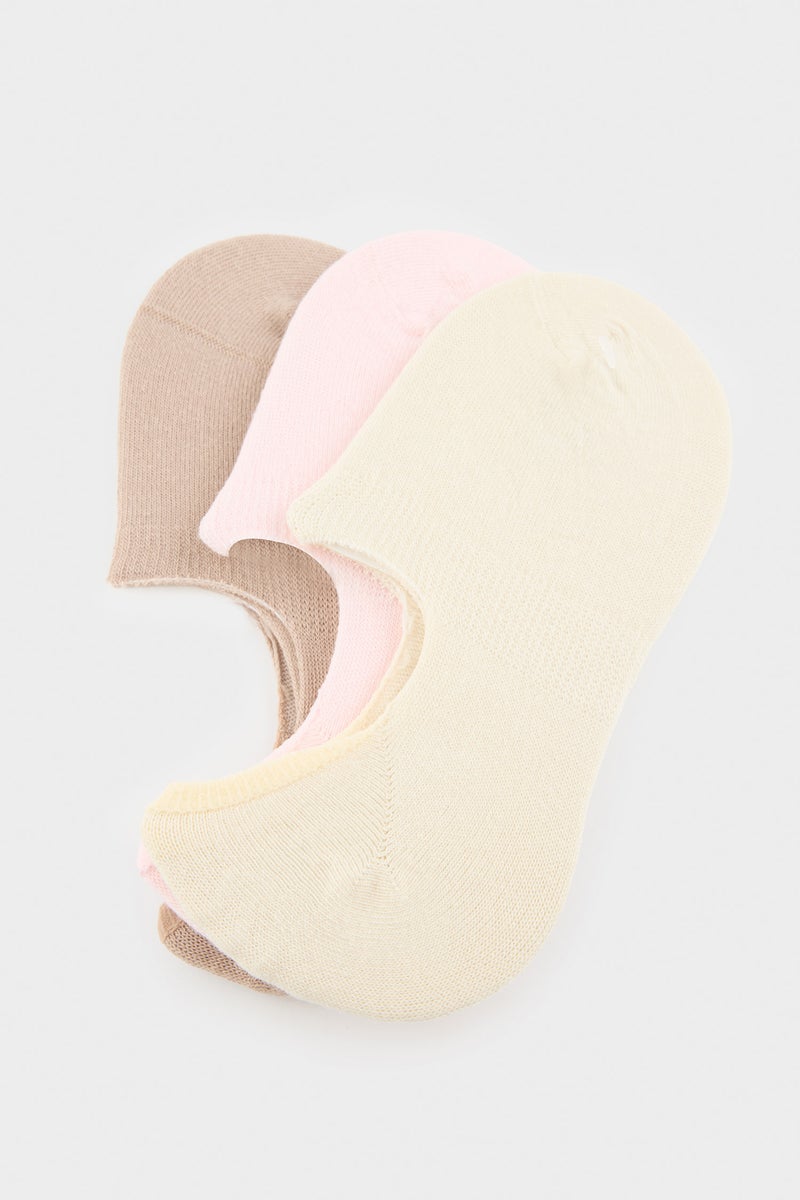 DeFacto Pink Woman Footsie Low Cut Socks Casual - Image 3