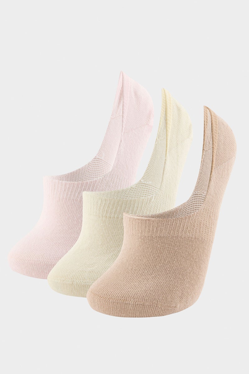 DeFacto Pink Woman Footsie Low Cut Socks Casual - Image 1