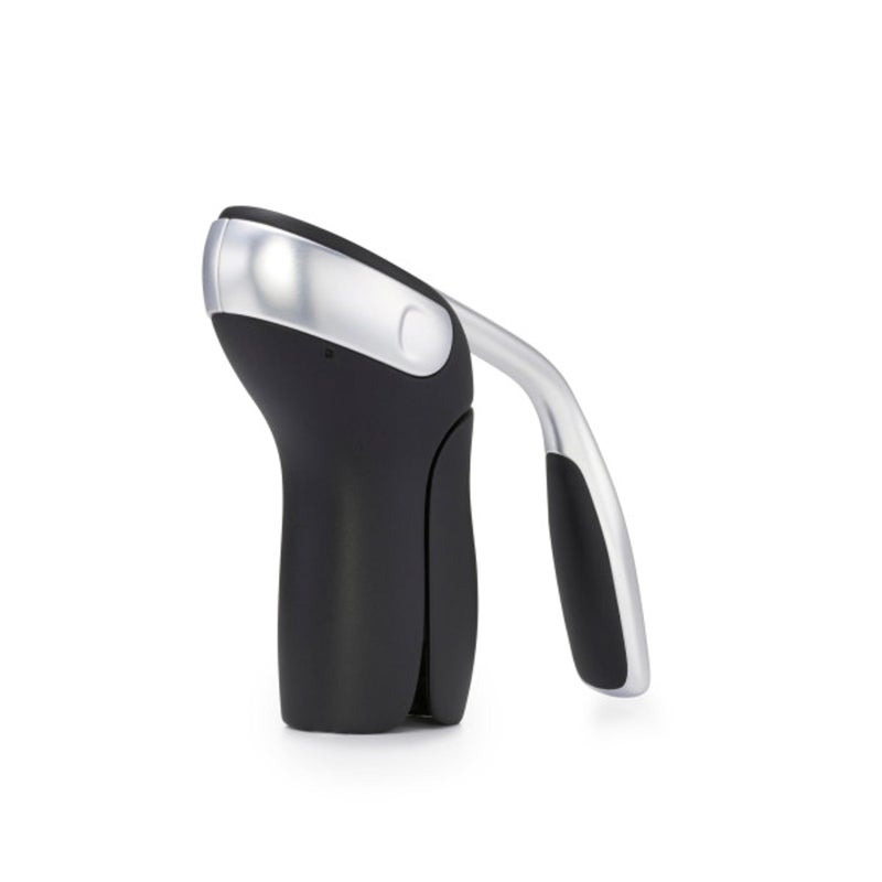 OXO Steel Vertical Lever Corkscrew with Removable Foil Cutter - Image 1