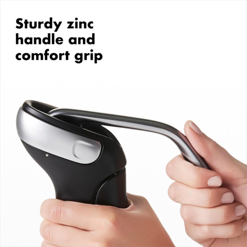 OXO Steel Vertical Lever Corkscrew with Removable Foil Cutter - Image 4