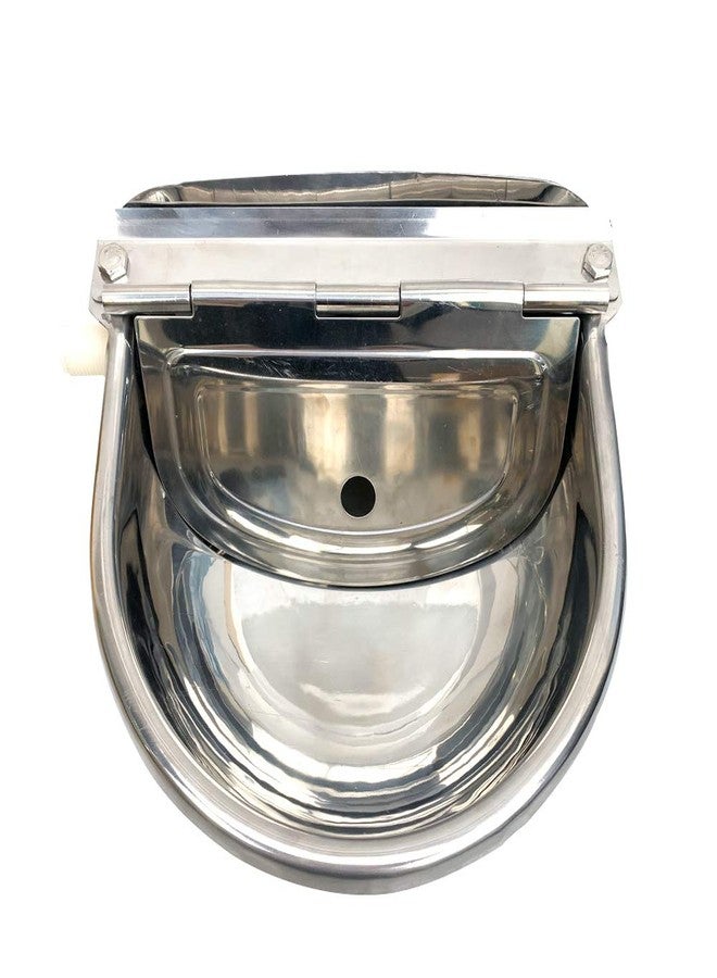 Abustle pig Automatic Animal Waterer Bowl, Upgraded Fully Polished Stainless Steel Farm Livestock Water Dispenser, for Sheep,Horse, Goat, Cattle,Hog and Dogs - Image 1