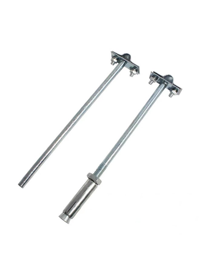 Generic Galvanized Lightning Rod Card T-Shape Round Steel Lightning Protection Bracket Expansion Lightning Card Anti-Lightning Accessory-Specifications And Models:10*230  - Image 5