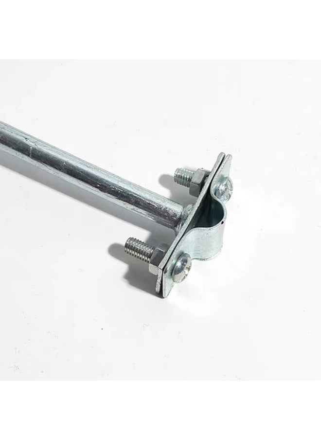 Generic Galvanized Lightning Rod Card T-Shape Round Steel Lightning Protection Bracket Expansion Lightning Card Anti-Lightning Accessory-Specifications And Models:10*230  - Image 3