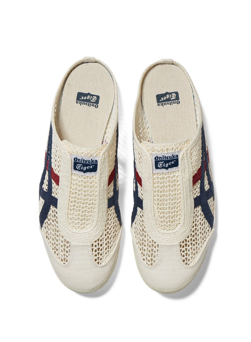 Onitsuka Tiger Sabot Slip-On Athlesiure Sandals Beige/Red/Blue For Men/Women/Students - Image 5