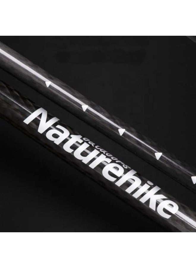 Naturehike ST10 Ultra Light Carbon Fiber Lock Trekking Pole Blazing Red 130cm  - Image 3