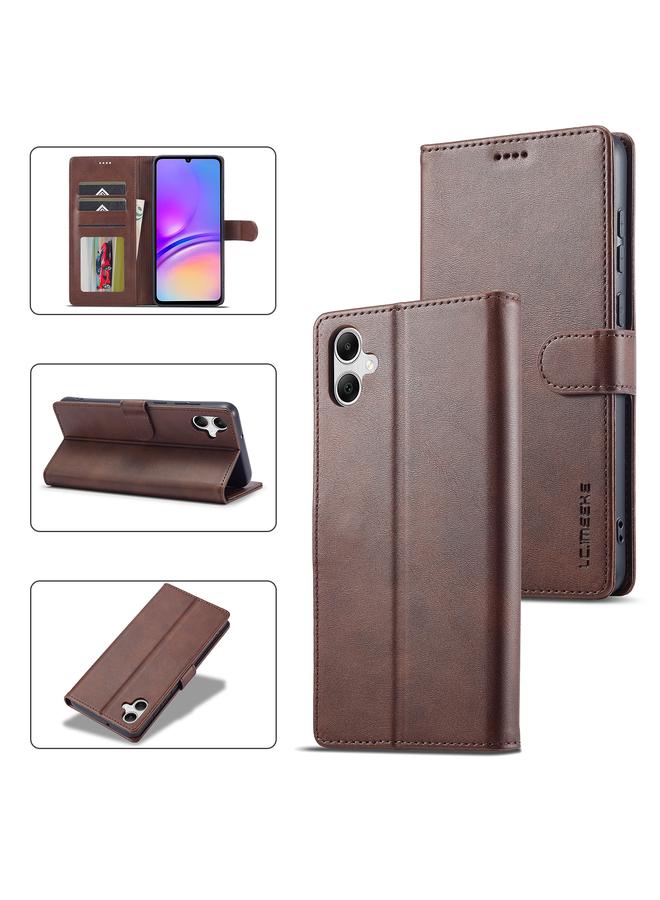 The Bros Case For Samsung Galaxy A05 Calf Texture Leather Phone Case