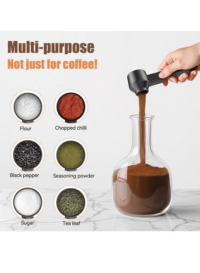Coffee Scoop & Funnel for Reusable K Cup Refillable Coffee Pods: 2 Tablespoon Coffee Measuring Scoop - Easy Slide Scoop for Ground Coffee, Protein Powder, Tea without Spilling - Image 5