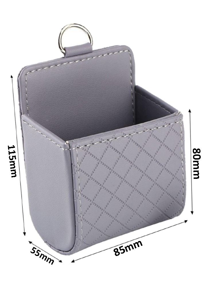 Car Air Vent Organizer Box Storage Bag Grey (Pack Of 2Pcs) - Image 2