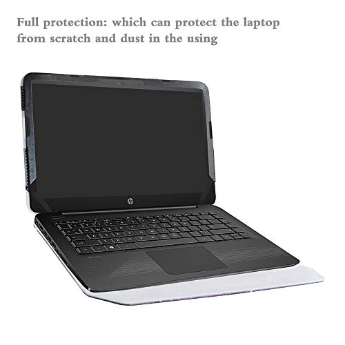 Alapmk Protective Case Cover for HP Stream 14 14-dsXXXX 14-axXXX 14-cbXXX/Stream 14 Pro & Chromebook 14 G5/14-caXXX 14-bdXXXX 14" Laptop(Not fit Chromebook 14 G2 G3 G4/14-akXXX),Galaxy - Image 5