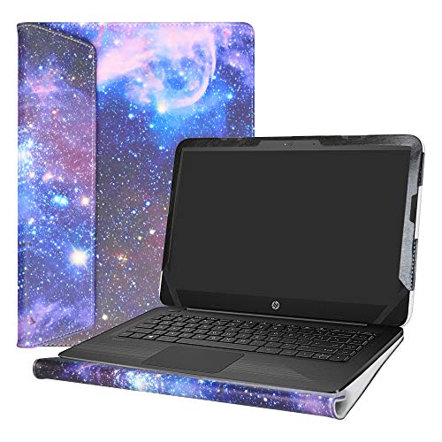 Alapmk Protective Case Cover for HP Stream 14 14-dsXXXX 14-axXXX 14-cbXXX/Stream 14 Pro & Chromebook 14 G5/14-caXXX 14-bdXXXX 14" Laptop(Not fit Chromebook 14 G2 G3 G4/14-akXXX),Galaxy - Image 1