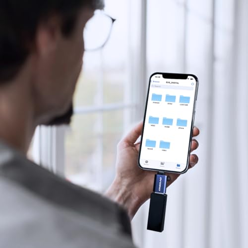Kinsound 301 USB OTG for iPhone/iPad, Lightning OTG Pendrive Adapter Compatible with iOS 13 and Later, USB Female Support Connect USB Flash Drive, Keyboard, Mouse - Image 3