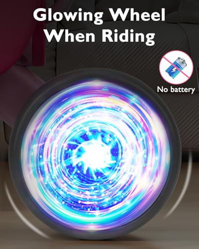 Doselie Toddler Toys Balance Bike for 1 Year Old Girl Gifts4 Wheels Colorful Lighting with Music Baby First BikeToddler Girl Toys Balance Bike for 1st 2 Year Old Birthday Gifts - Image 5
