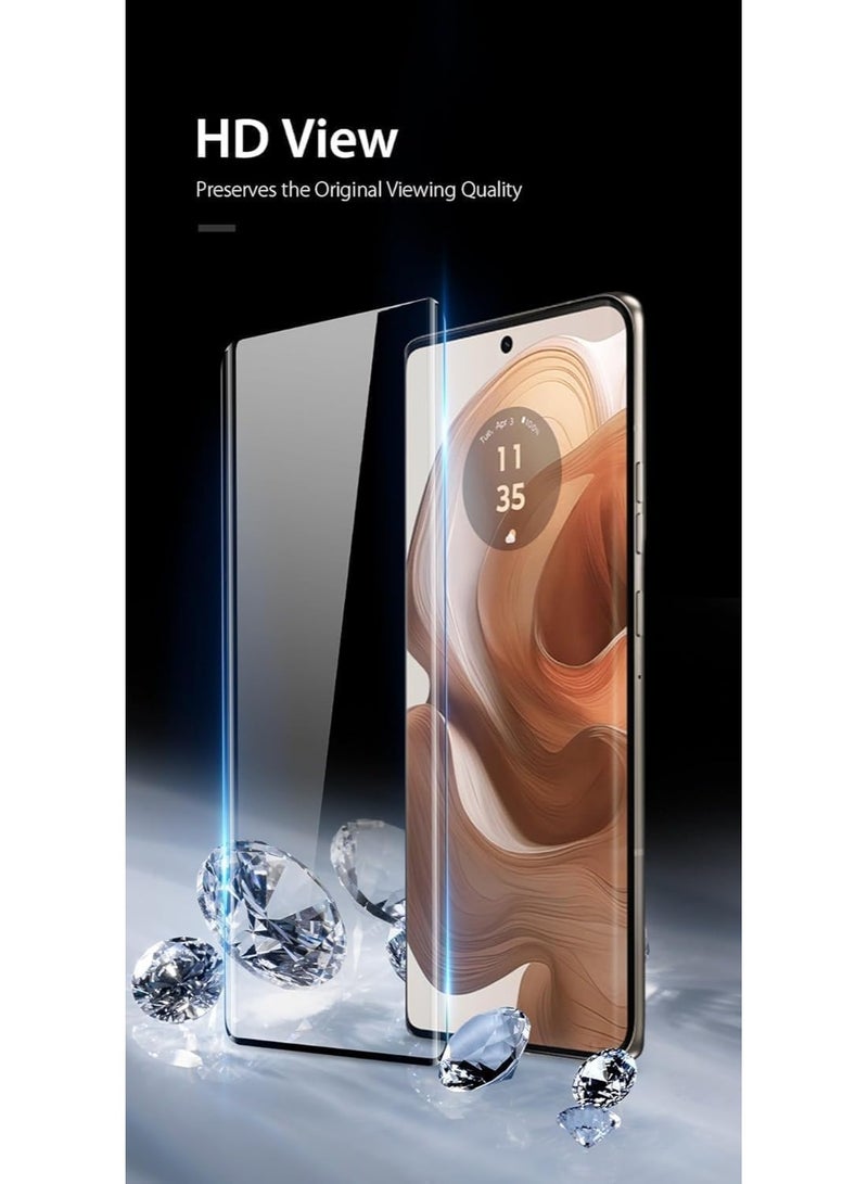 واقي شاشة من الزجاج المقوى لهاتف Vivo X200 Pro، واقي زجاج الهاتف المحمول [مضاد للخدش] [بدون ثقوب] [صلابة 9H] واقي شاشة - Image 3