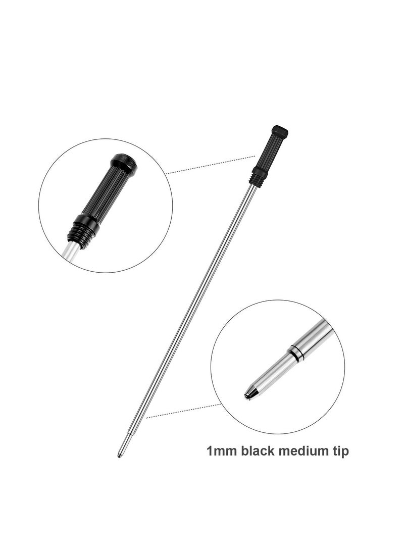 SYOSI 36 Pieces Ballpoint Pen Refills Replaceable Compatible with Cross Ballpoint 1.0 mm 4.5 Inch Smooth Writing Quick Drying Refill Black and Blue - Image 4