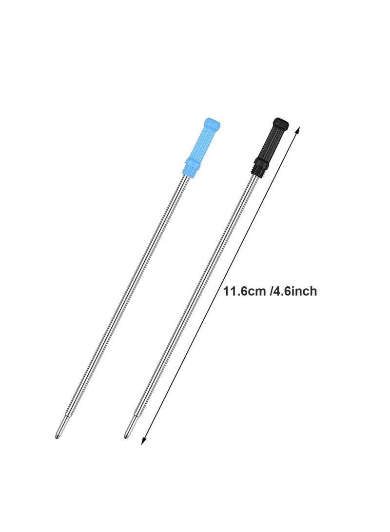 SYOSI 36 Pieces Ballpoint Pen Refills Replaceable Compatible with Cross Ballpoint 1.0 mm 4.5 Inch Smooth Writing Quick Drying Refill Black and Blue - Image 2