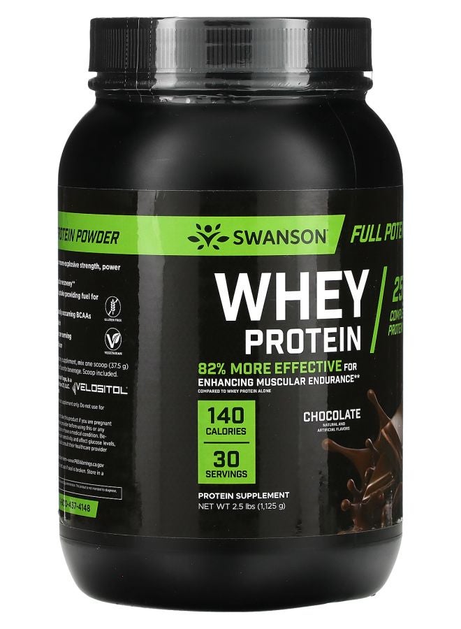 SWANSON Whey Protein Chocolate 2.5 lbs (1125 g) - Image 2