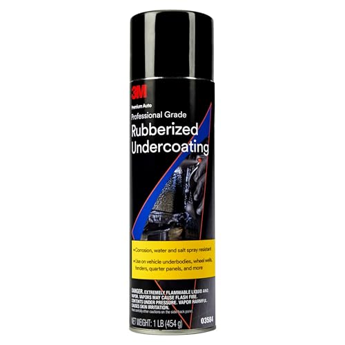 3M Professional Grade Rubberized Undercoating – 16 oz Aerosol Spray, Corrosion Protection and Sound Deadening for Automotive Undercarriages, Pack of 6 - Image 2