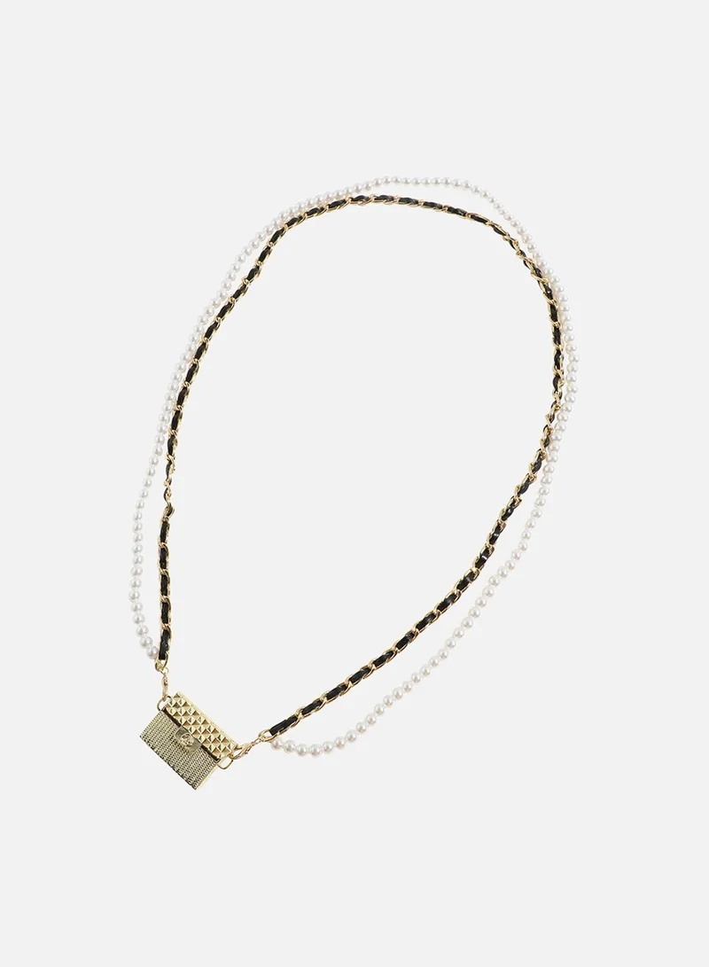 SOHI Sparkle Mini Purse Artificial Body Chain Jewellery
