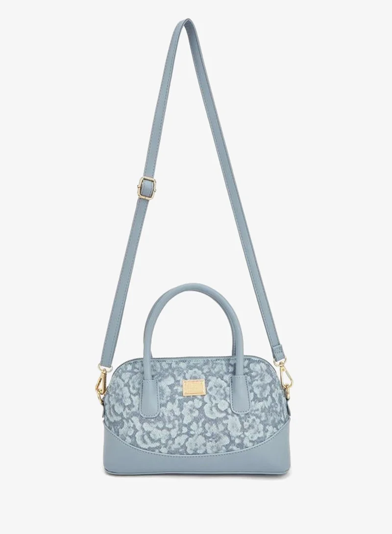 فلورا بيلا من شو إكسبرس Flora Bella Floral Print Handbag With Double Handles And Detachable Shoulder Strap