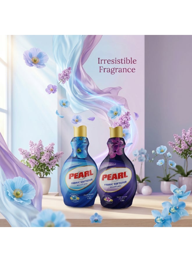 Pearl Fabric Softener Concentrate 2 x 1L Promo Pack Poppy Bloom & Lilac Spring Perfume Capsules Long Lasting Fragrance 2 x 1 L, 2L - Image 4