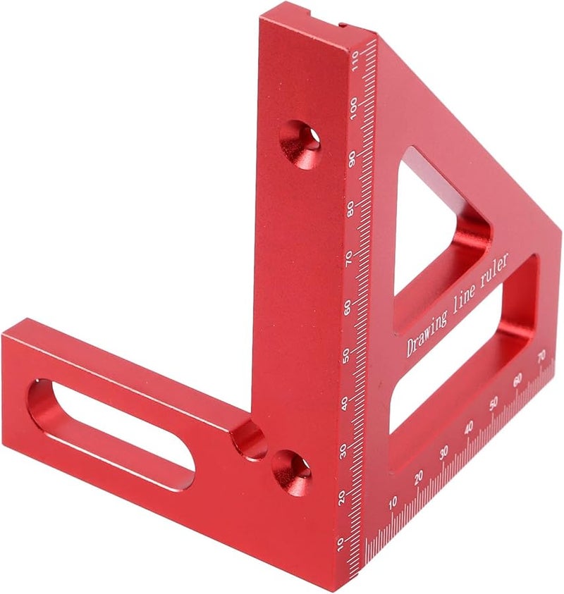 45 90 Degree Aluminum Alloy Woodworking Square Protractor High Accuracy 3D Multi Angle Measuring Ruler - Image 3