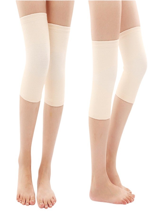 Caviotess 1 Pair Cotton Knee Compression Sleeves Knee Support for Joint Pain Arthritis Pain Relief, Elastic Knee Brace for Sports, Fits Men Women - Image 5