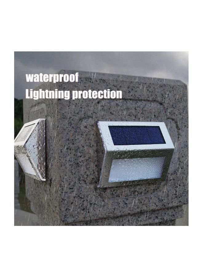 NIBEMINENT Solar Powered LED Patio Light Warm White 10.4x3x8.6centimeter - Image 4