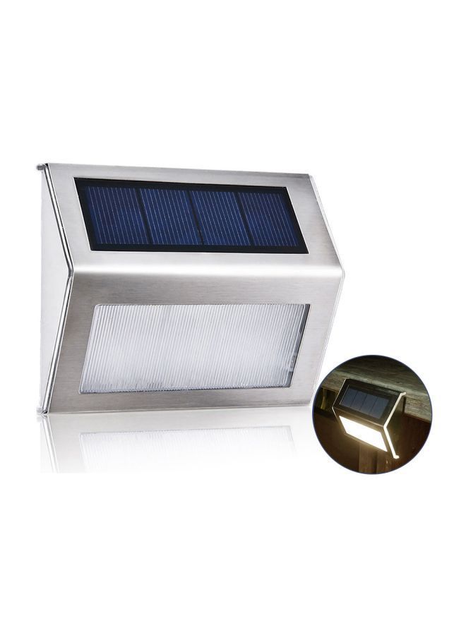 NIBEMINENT Solar Powered LED Patio Light Warm White 10.4x3x8.6centimeter - Image 2