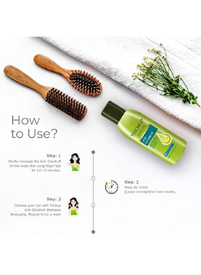 TRICHUP Anti Dandruff Oil 100Ml (Pack Of 3) - Image 4