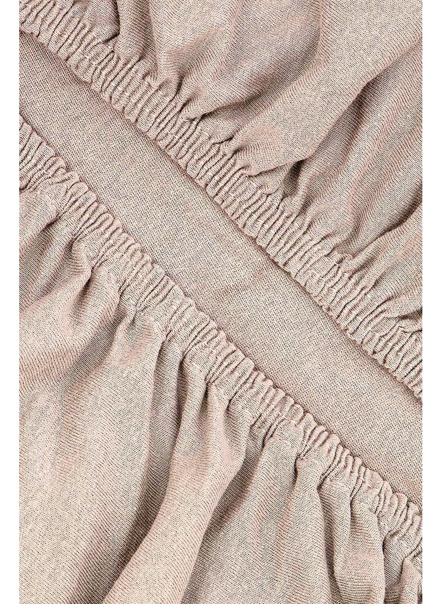 Tchibo - Single Jersey Fitted Sheet For Box Spring Mattress 160 x 200 cm, Grey - Image 1
