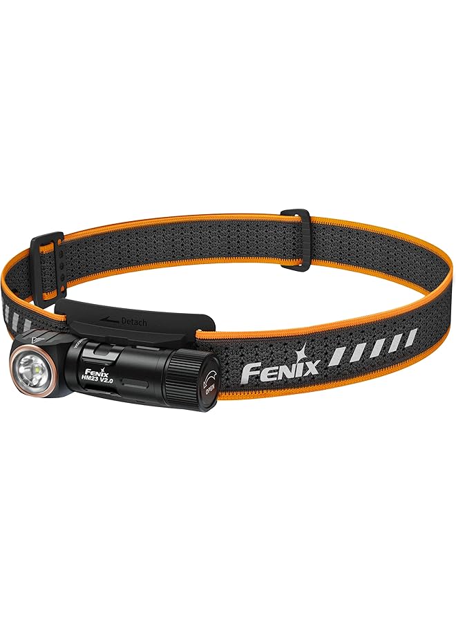 fenix HM23 V2.0 Compact & Lightweight Multi Purpose Head Torch/Right Angle Torch 300 Lumens 88m 100 Hrs Max AA Battery Powered Magnetic Tail Cap 150° Vertical Tilt IP68 - Image 2