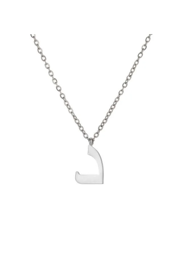 Arabic Letter 'Daal' Necklace 18k Gold Plated