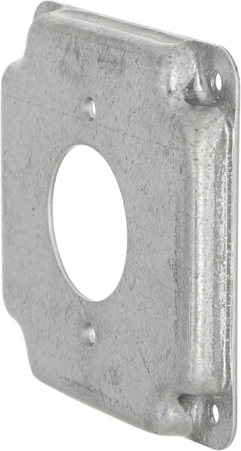 RACO Hubbell- 812C 20A Receptacle 1.594-Inch Diameter 4-Inch Square Exposed Work Cover - Image 3