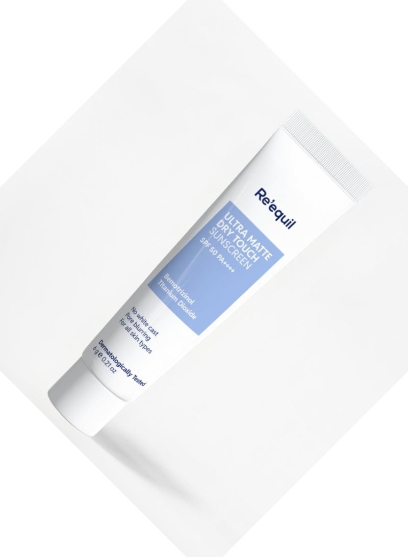 RE' EQUIL Re'equil Ultra Matte Dry Touch Sunscreen SPF 50 PA++++ 6gm - Image 2