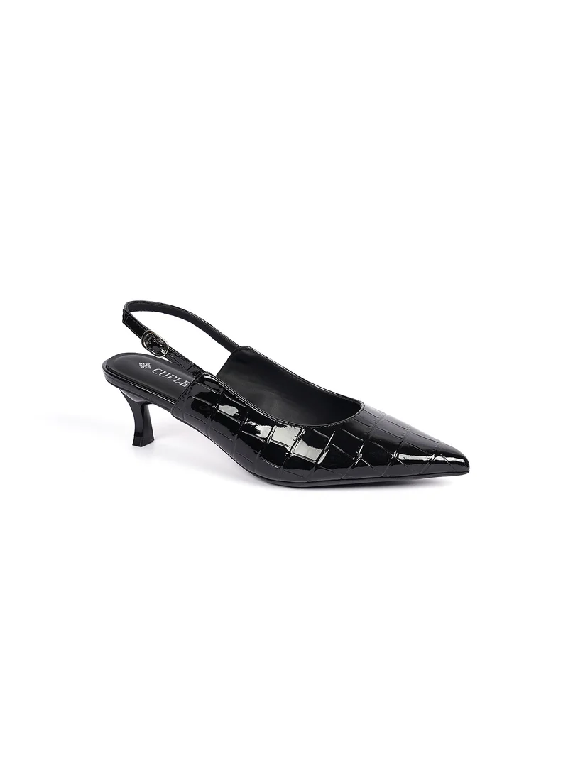 كيوبل Womens Sling back heeled Shoes