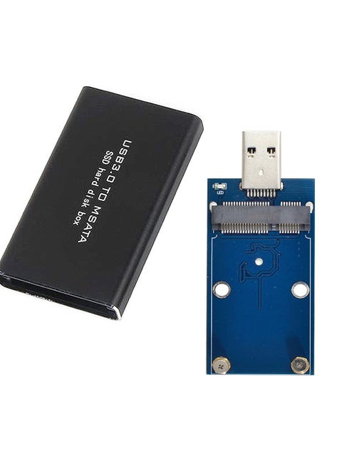 Mini PCI-E mSATA to USB 3.0 External SSD PCBA Conveter Adapter Pen Driver Card with Case